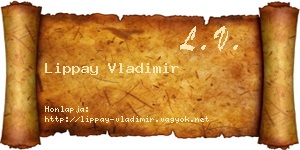 Lippay Vladimir névjegykártya